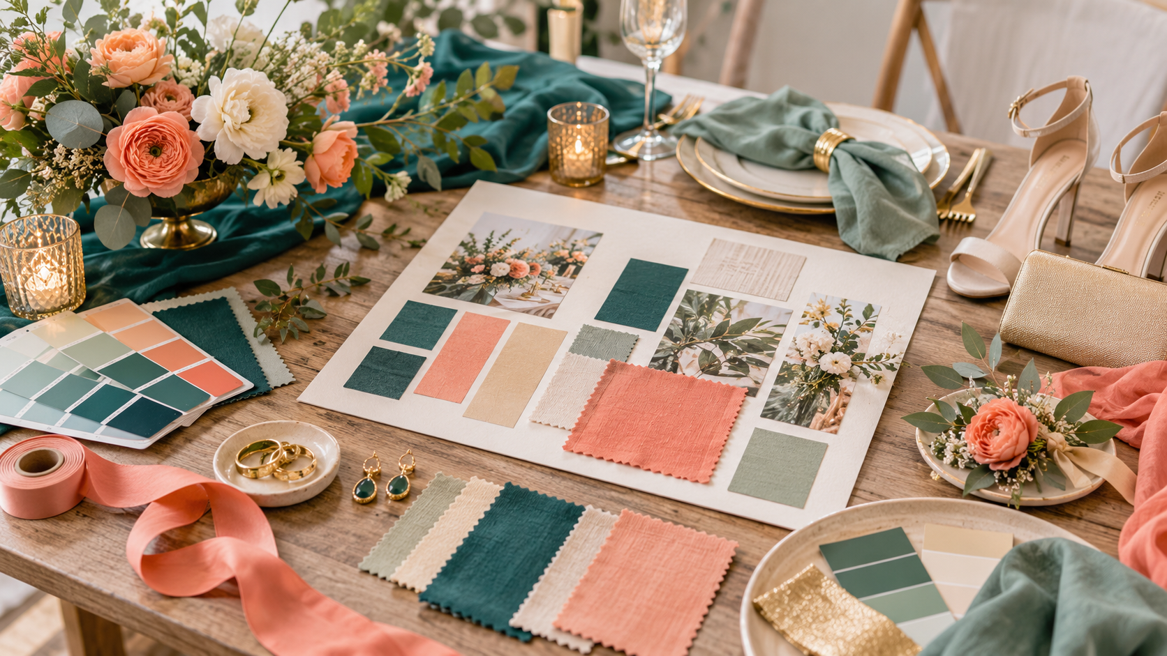 Cómo crear una paleta de colores para un evento, prendas y decoración